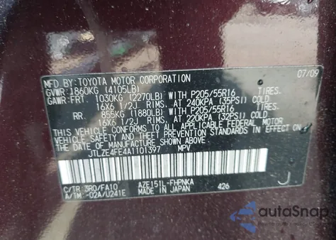 2010 Scion Xb from USA, damaged, VIN JTLZE4FE4A1101397